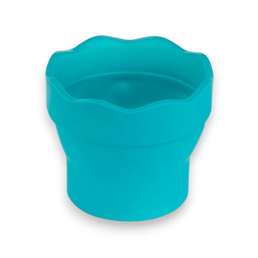 Picture of FABER CASTELL WATER POT EXPANDABLE TURQUOISE